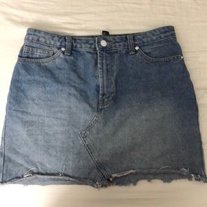 Jean skirt size L